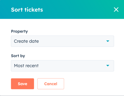 sort tickets