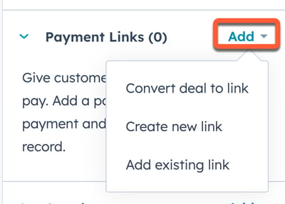 link de registro de negócio, criação de pagamento