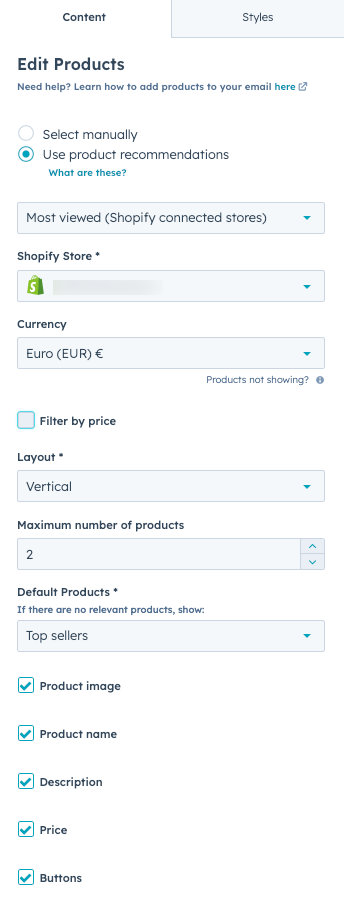customize-most-viewed-shopify-products-in-marketing-email