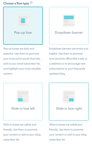 HubSpot Lead Flows screenshot