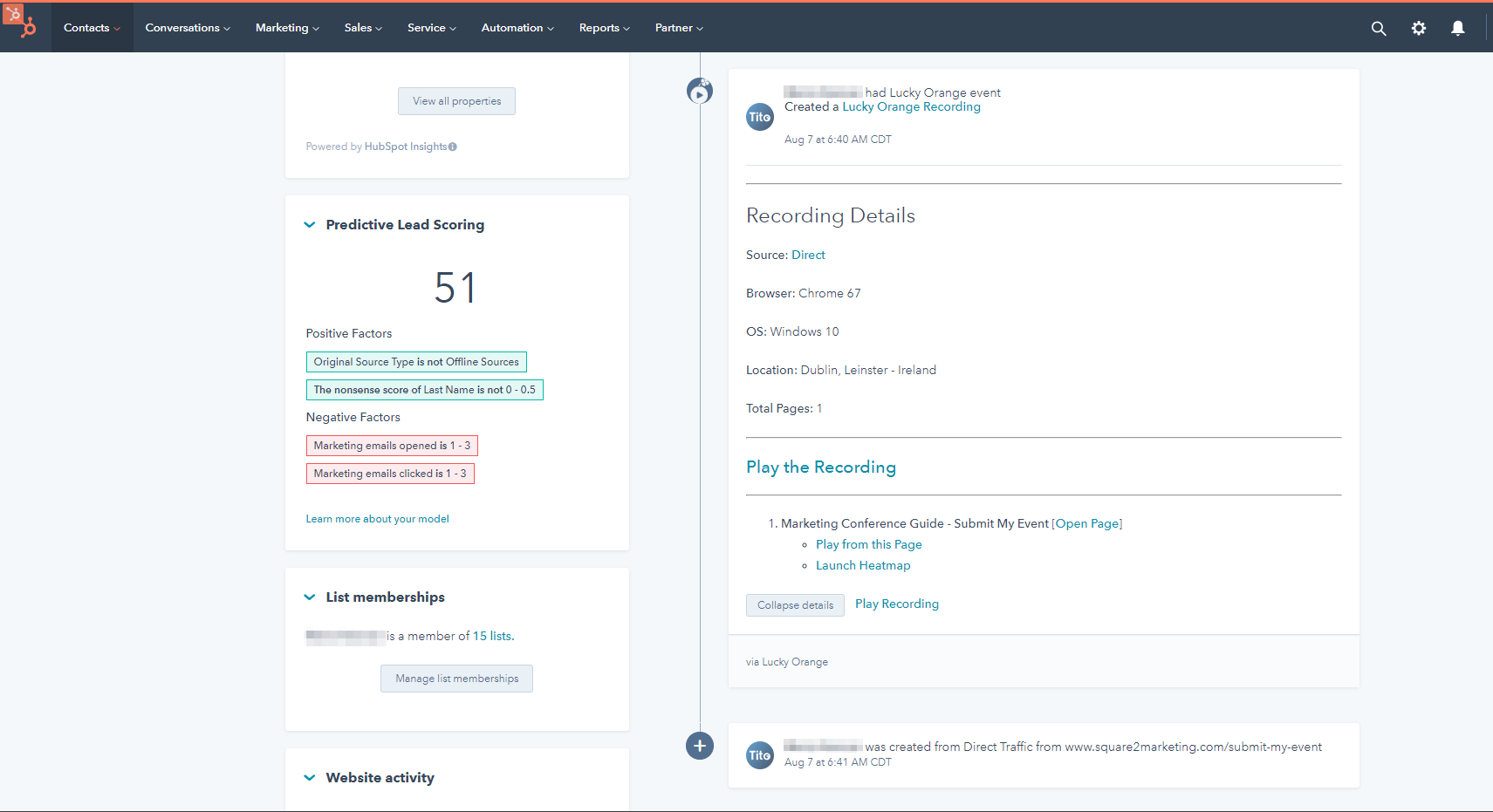 LuckyOrange_HubSpot