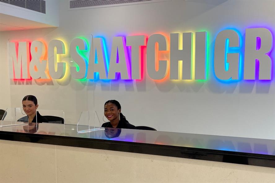 M&C Saatchi reception[45]
