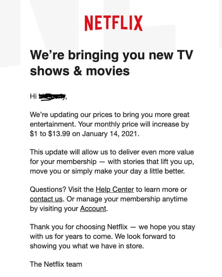 Netflix Letter