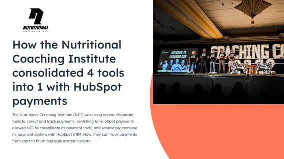 Nutritional Coaching Institute Case Study