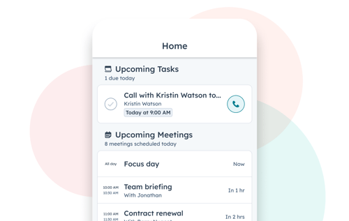 Access your CRM on the go with the HubSpot mobile app for iOS and Android