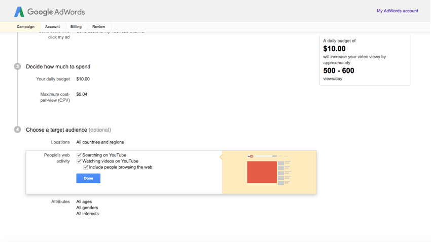 finalizing adwords campaign finalizing adwords campaign