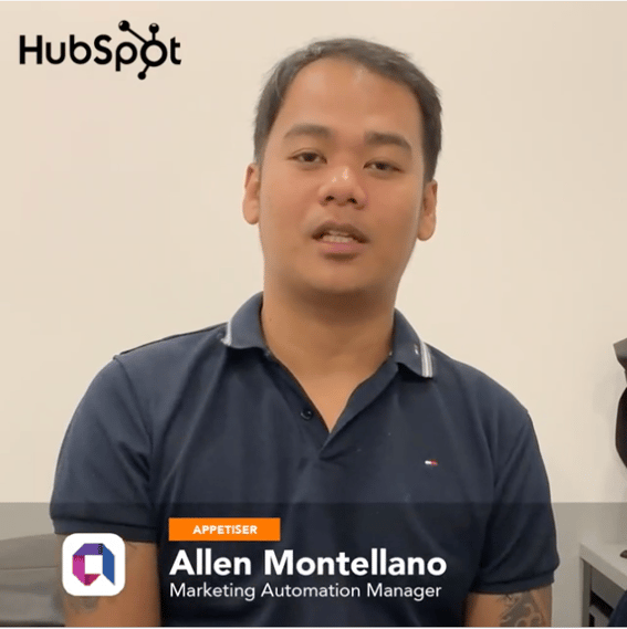 Allen Montellano, Marketing Automation Manager at Appetiser