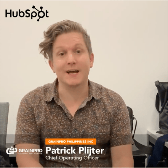 Patrick Plijter, Chief Operating Officer at GrainPro Philippines Inc.