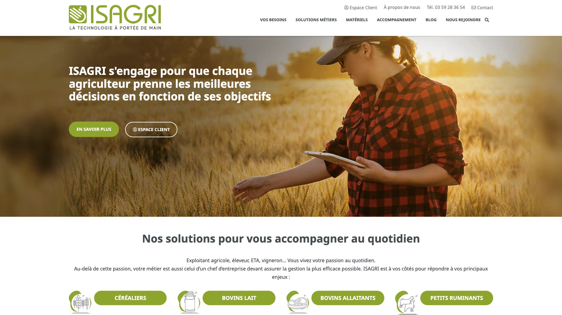site web d'Isagri