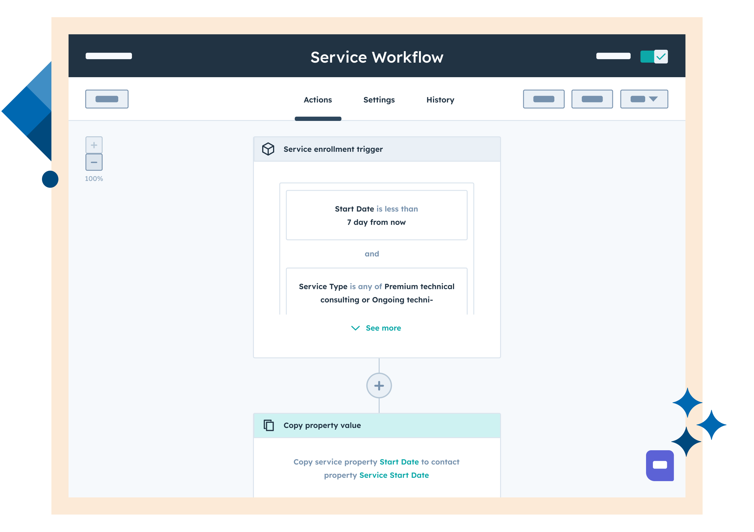 ServiceHub_Service-workflows_with frame