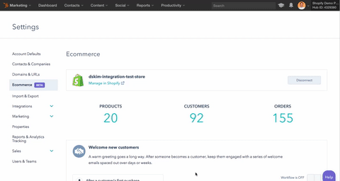 Shopify demo gif