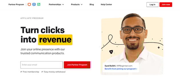 Text Affiliate Program