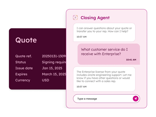 Closing Agent