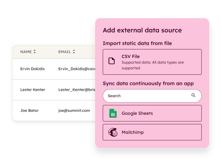 Add External Data Source