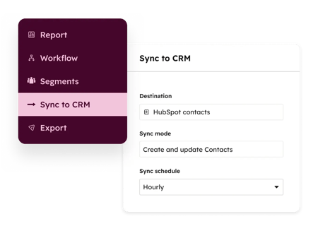 Sync to CRM