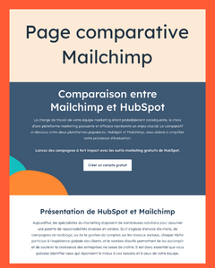 Mailchimp Comparison Page - FR
