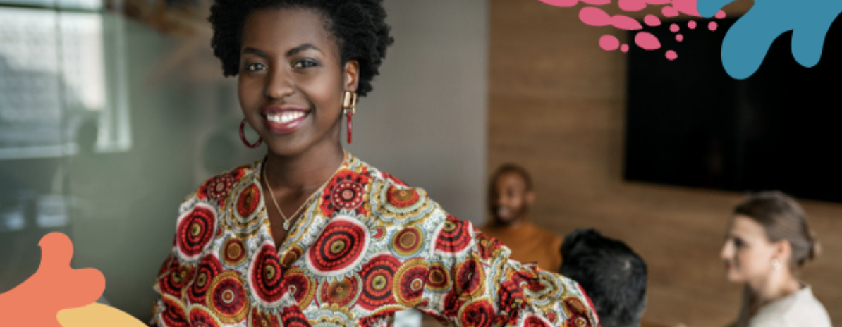 a female leader of a black-owned business