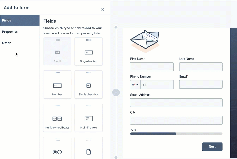 Customize the layout of your form fields