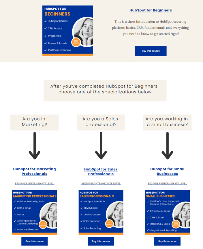 affiliate online course example