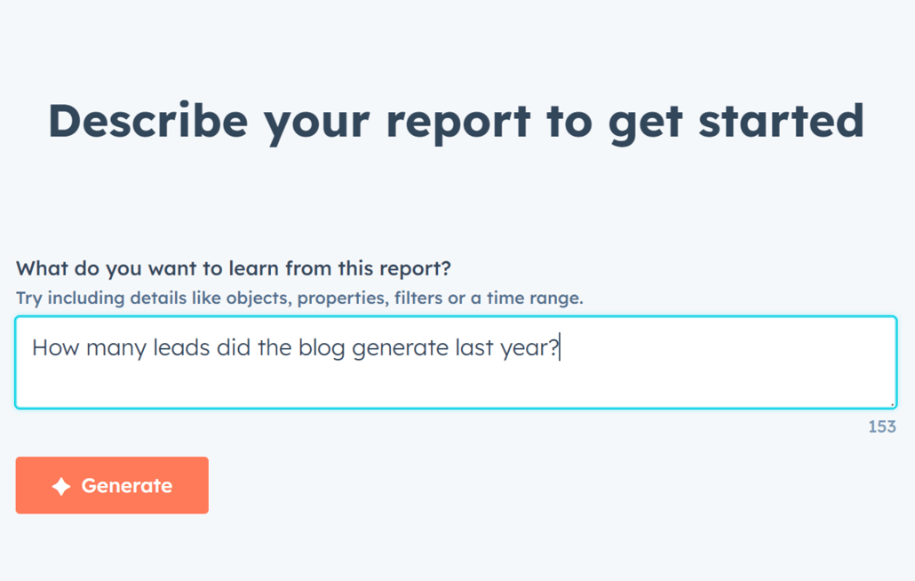 Generate a business summary report with AI