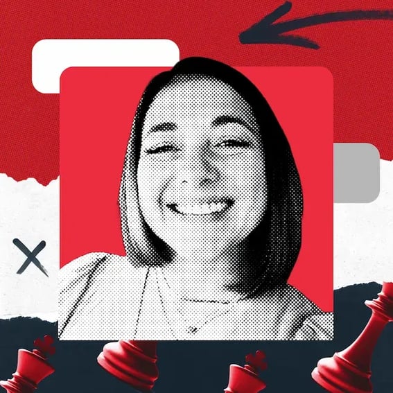 Alicia Mickes, a smiling woman with short hair