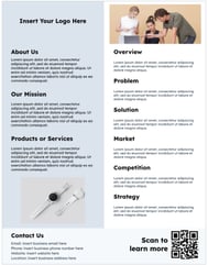Business one-pager template for Word