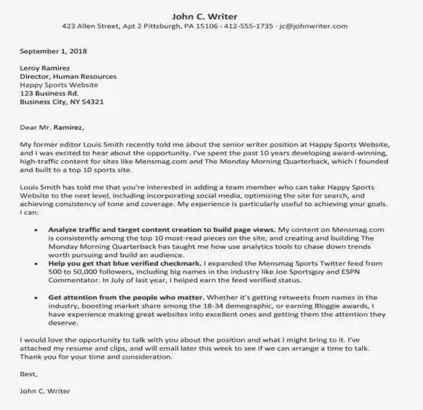 application letter for employment as a marketer cover letter template: freelance cover letter