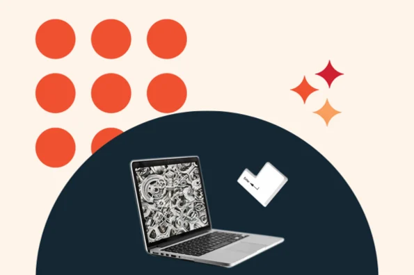 css padding: image shows a laptop with gears on the screen