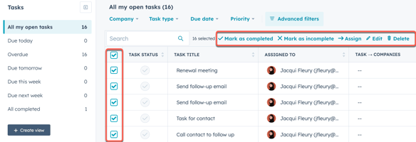 edit tasks in bulk