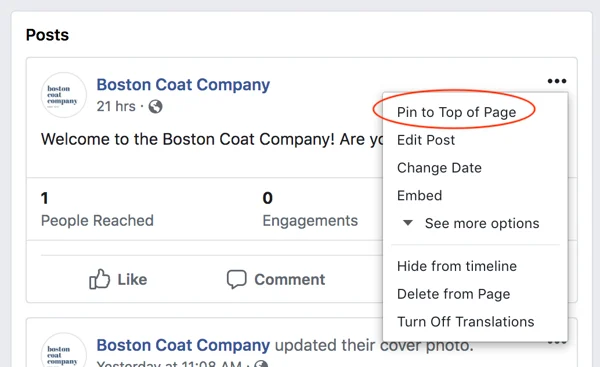 facebook-marketing-pin-post-to-page