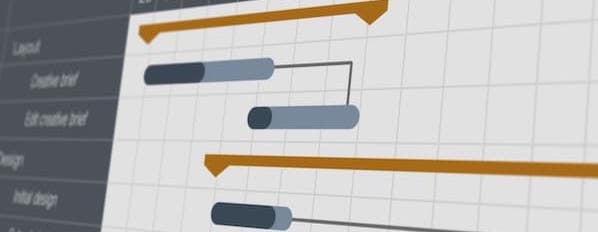 Image of a Gantt chart example