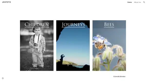 google sites assignment Google Sites tutorial Examples: jsvfoto