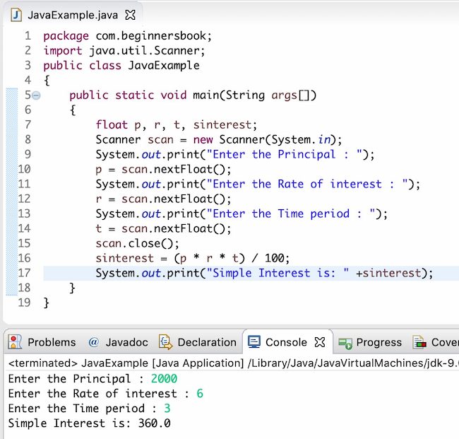 Codificação para iniciantes - Exemplo de linguagem de programação: Java