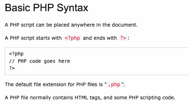Como aprender a codificar - Exemplo de linguagem de programação: PHP