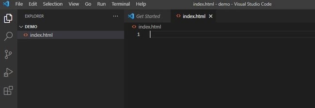 code a website for free: index.html file creation