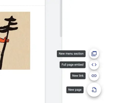 google sites tutorial: add pages