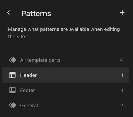 Selecting header in WordPress