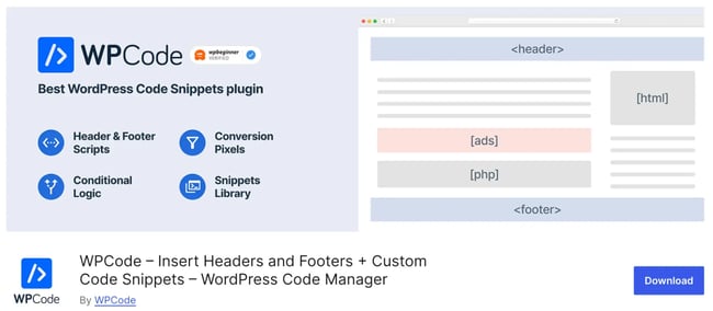 WPCode WordPress plugin