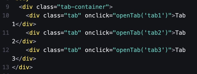 How to Create Tabs with HTML