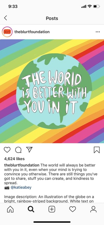 fundação do blurt do marketing do instagram