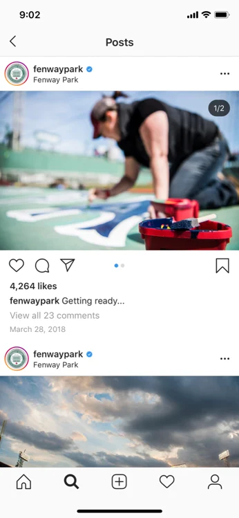 republicações de marketing do instagram de funcionários fenway park-1