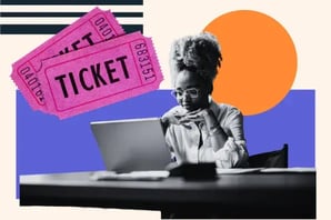 IT team member viewing help desk ticketing software & tools for IT professionals