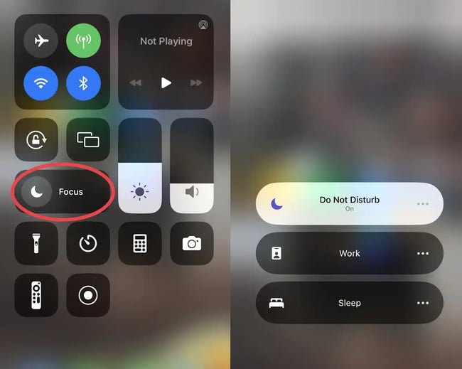 iphone video, focus