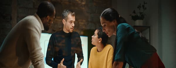 Marketing team discusses ecommerce strategy for upcoming year