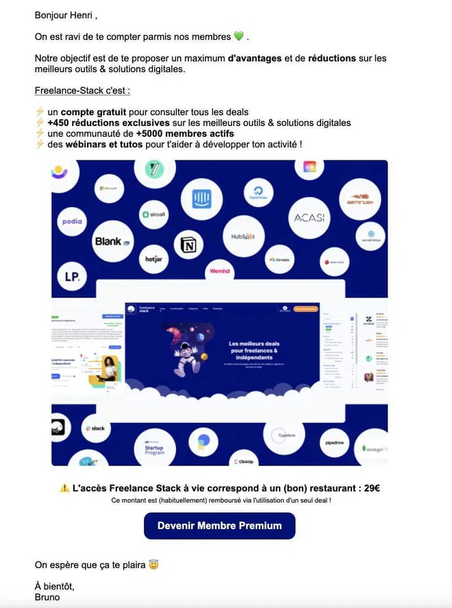 Newsletter Freelance Stack