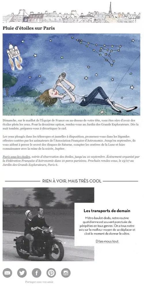 Newsletter MyLittleParis