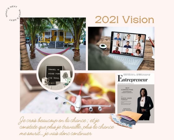 Vision board -  photos inspirantes
