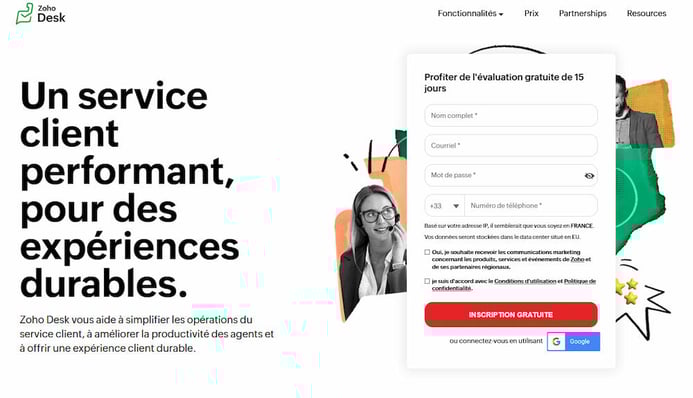 helpdesk ZohoDesk