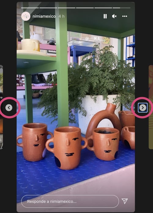 Cómo navegar en las historias de Instagram web