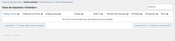 Cómo crear una tienda online en WordPress: Añadir tarifas de impuestos